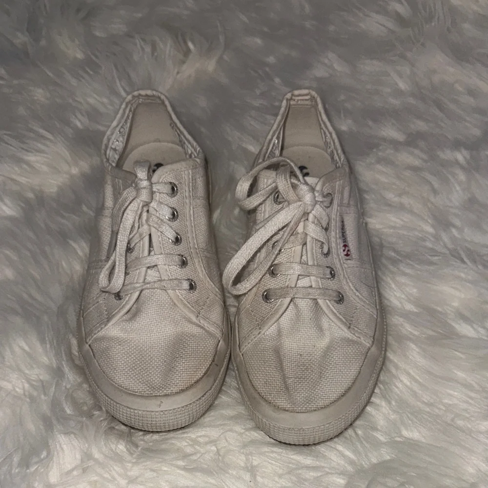 Superga Kids White Sneakers